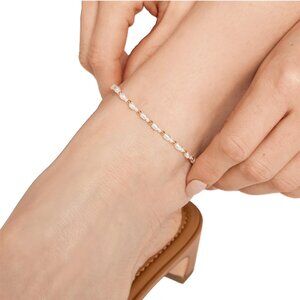 Set & Stones Shelly Anklet with Pouch - NEW